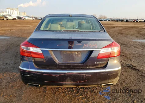 2012 Hyundai Genesis 3.8L V6 z USA, uszkodzony, nr VIN KMHGC4DD3CU203368